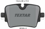 TEXTAR set placute frana, frana disc TEXTAR Q+ 2574201 (2574201)