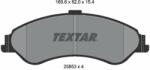 TEXTAR set placute frana, frana disc TEXTAR 2585301