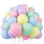 Teno Set 100 Baloane Teno®, pentru Petreceri/Aniversari/Evenimente, o singura dimensiune, latex, multicolor pastel