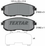 TEXTAR set placute frana, frana disc TEXTAR 2163301 (2163301)