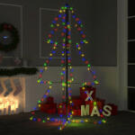 vidaXL 200 LED-es beltéri/kültéri kúp alakú karácsonyfa 98 x 150 cm (328579)