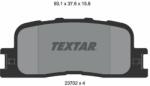 TEXTAR set placute frana, frana disc TEXTAR 2370201 (2370201)