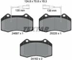 TEXTAR set placute frana, frana disc TEXTAR Q+ 2468701 (2468701)