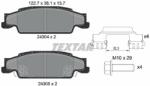 TEXTAR set placute frana, frana disc TEXTAR Q+ 2430402 (2430402)