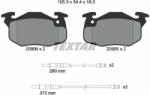 TEXTAR set placute frana, frana disc TEXTAR 2090604 (2090604)