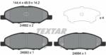 TEXTAR set placute frana, frana disc TEXTAR 2468201 (2468201)
