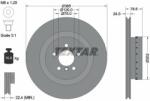 TEXTAR Disc frana TEXTAR PRO+ 92266625 (92266625)
