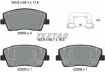 TEXTAR set placute frana, frana disc TEXTAR Q+ 2293401 (2293401)