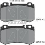 TEXTAR set placute frana, frana disc TEXTAR Q+ 2347801 (2347801)