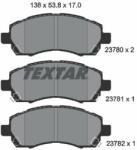 TEXTAR set placute frana, frana disc TEXTAR 2378001 (2378001)