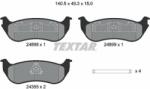 TEXTAR set placute frana, frana disc TEXTAR 2489803 (2489803)