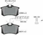 TEXTAR set placute frana, frana disc TEXTAR 2421101 (2421101)