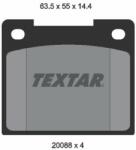 TEXTAR set placute frana, frana disc TEXTAR 2008802