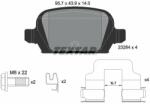 TEXTAR set placute frana, frana disc TEXTAR 2328404 (2328404)