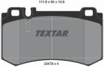 TEXTAR set placute frana, frana disc TEXTAR Q+ 2347802 (2347802)