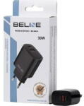 Beline Incarcator de retea Charger 30W USB-C + USB-A, black (Beli02172) - vexio