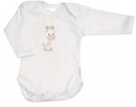  Babastar hosszú ujjú pamut body (80) Zsiráf It's a boy! fehér