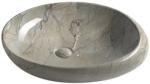 SAPHO Dalma 68x44 cm grey marble (MM313)