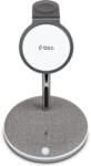 Ttec Wireless зарядно - стойка ttec AirCharger Trio M MagSafe Comp. 3in 1 iPhone + Apple Watch + AirPods Wireless Fast charger (8694470826790)