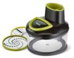 Tefal Mini tocator Tefal K1390114 Bol de 1.2L 2 discuri otel inoxidabil Blocare sigura Negru Verde (K1390114) Masina de tocat manual