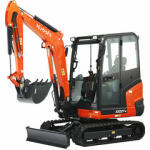 Kubota KX027 minikotró 17, 5 kW | 1498 cm³ | Ásási mélység: 2740 mm (KX027-4 GL HI)