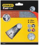 STANLEY STA38107-XJ Szegmentált gyémánt vágótárcsa 125 x 22, 2 mm (STA38107-XJ)