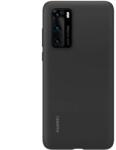 Huawei Husa Huawei Cover Silicone pentru P40 Black (6901443365937)