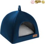 RECOBED Cușcă pentru câini RECOBED Welurove albastru închis S 40x40cm