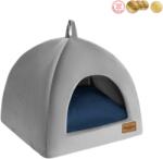 RECOBED Cușcă pentru câini RECOBED Welurove gri S 40x40cm