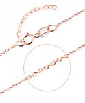 Cutie Jewellery Finom rózsaszín arany lánc Anker Z0014 45 cm