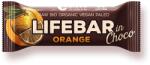 Lifefood Baton cu portocale in ciocolata raw Lifebar Bio, 40g, Lifefood