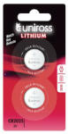  Gombelem Uniross CR2025 3V lítium 2 db -os