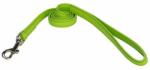 COLLAR Lesă din piele netedă 122cm, 25mm - verde