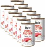 Brit Can Brit Mono Protein Carne de vită și orez, 12 x 400 g