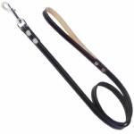 COLLAR Lesă din piele reglabilă - 122cm, 16mm - negru