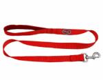 PET NOVA Lesă roșie cu mâner din neopren 1, 2 m / 25 mm