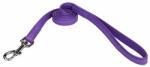 COLLAR Lesă din piele netedă 122cm, 25mm - mov