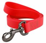 COLLAR Lesă impermeabilă WAU DOG - roşu 122 cm / 15 mm