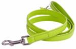 COLLAR Lesă din piele netedă 122cm, 9mm - verde