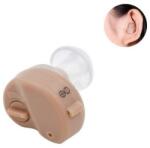  Mini kihangosító hallókészülék XB-101, 128dB, 3 tartozék, Újratölthető, Bézs (10904)