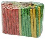 TRIXIE Beef rawhide chew sticks for dogs, coloured - 50x