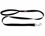 PET NOVA Lesă neagră cu mâner neopren 1, 2 m / 20 mm