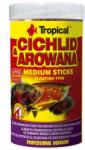 Tropical TROPICAL Cichlid Arowana Medium Sticks, hrană pentru ciclide africane, 1000ml / 360g