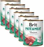 Brit Conservă Brit Paté & Carne de vânat 6 x 800 g