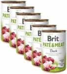 Brit Brit Paté & Meat Conservă de rață 6 x 400 g
