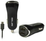 Beline Car charger 2xUSB + microUSB 2.1A black (Beli0004) - pcone