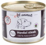  All Animals cons. for dogs marhahús steak 200g