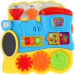 Teddies Tren educativ cu activități plastic pe baterii cu lumină, sunet (TD00560110)