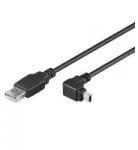 TECHLY 1.8m USB - Mini USB M/M USB kábel 1, 8 M USB 2.0 USB A Mini-USB B Fekete (ICOC-MUSB-AA-018ANG) (ICOC-MUSB-AA-018ANG)
