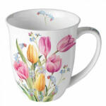  AMB. 18417030 Tulips Bouquet porcelánbögre 0, 4l (VI87121591852o1)